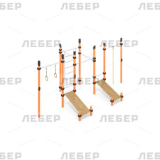 Спортивный комплекс ЛГВО-422 (Нержавеющая сталь)