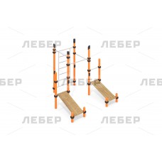 Спортивный комплекс ЛГВО-413 (Нержавеющая сталь)