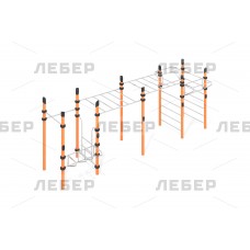 Спортивный комплекс ЛГВО-425 (Нержавеющая сталь)